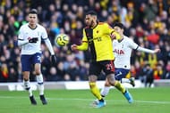 Etienne Capoue could've seen red for his x-rated challenge on Japhet Tanganga