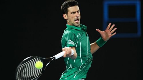 Australian Open champion Novak Djokovic