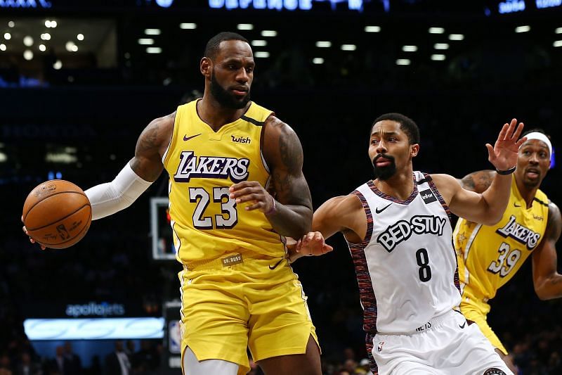 Los Angeles Lakers v Brooklyn Nets