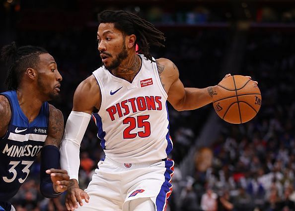 Derrick Rose has been Detroit&#039;s best performer during the first half of the season