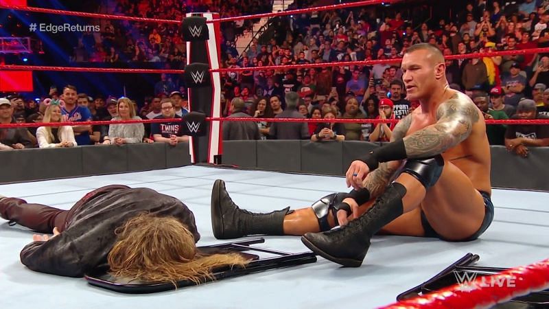 Orton destroys Edge on RAW