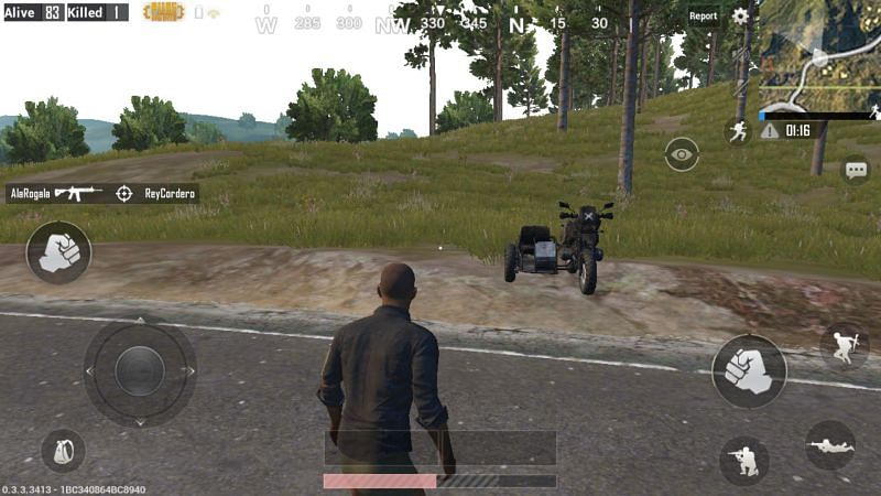SMG in a two-wheeler. Source: Zillion Gamer