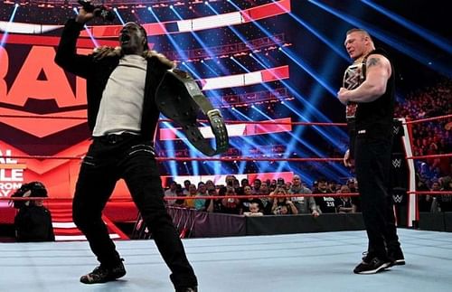 There was quite an important reason why Brock Lensar was on RAW this week