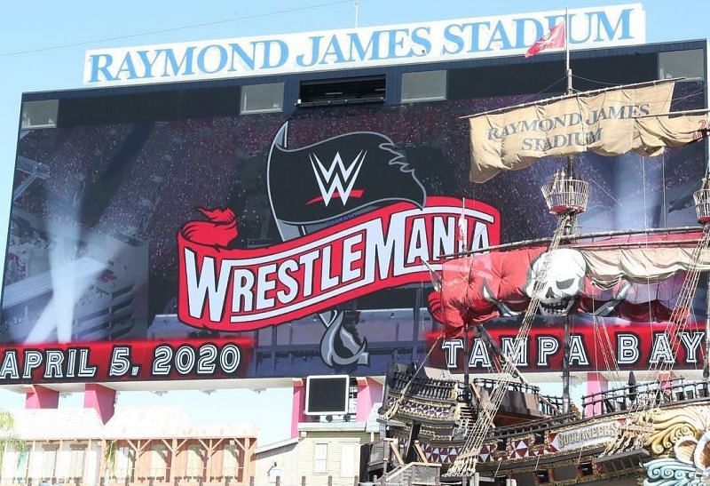 WrestleMania 36 is being held at Raymond James Stadium this year