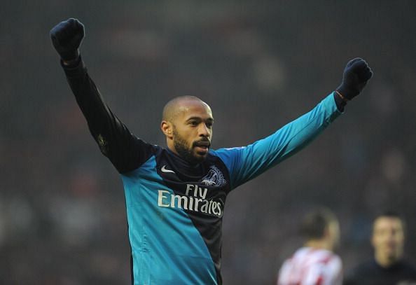 Thierry Henry made a brief - but triumphant - return to Arsenal in 2012