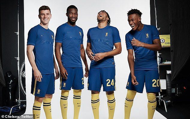 Chelsea&#039;s specially-made anniversary kit