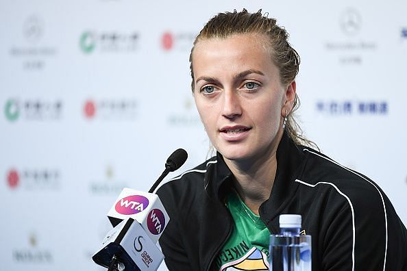 Petra Kvitova is the highest remaining seed in the top half of the draw.
