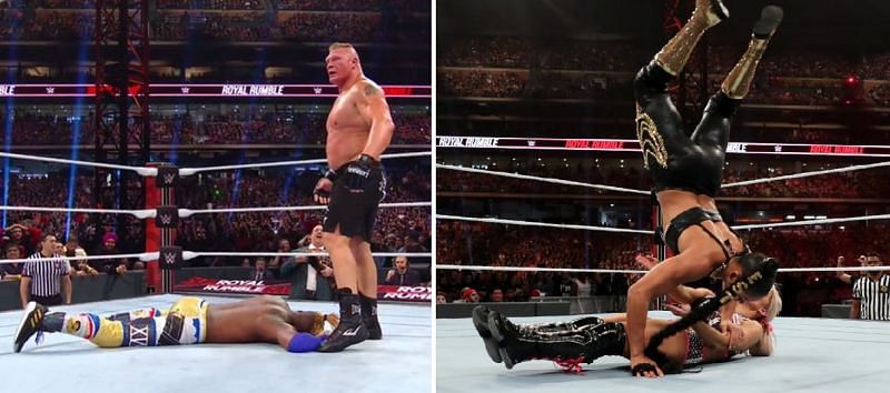 Some interesting records were both set and broken at The Royal Rumble