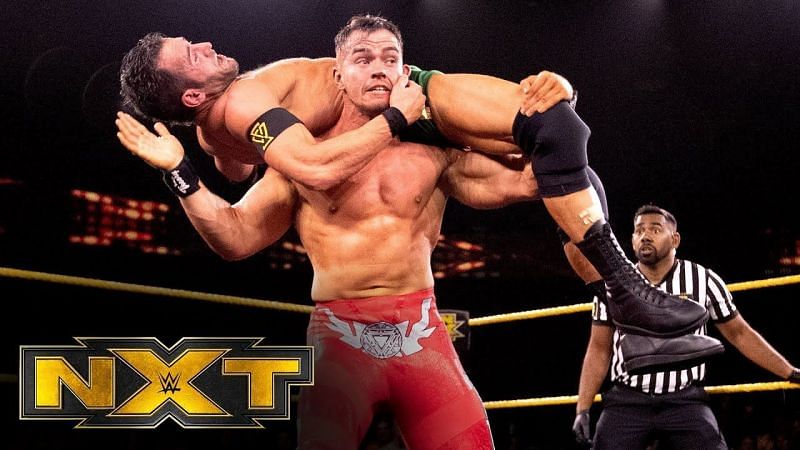Austin Theory vs Roderick Strong from the former&#039;s NXT debut