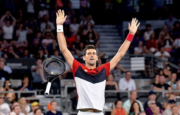 Djokovic after winning against Anderson.