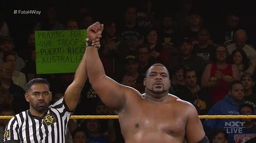 Keith Lee became the No. 1 contender for the NXT North American title