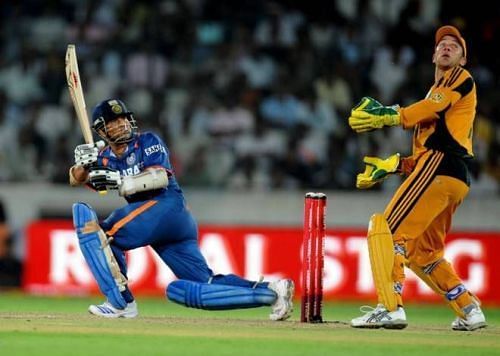 Sachin Tendulkar has scored a gargantuan 3077 runs against Australia in ODI cricket.