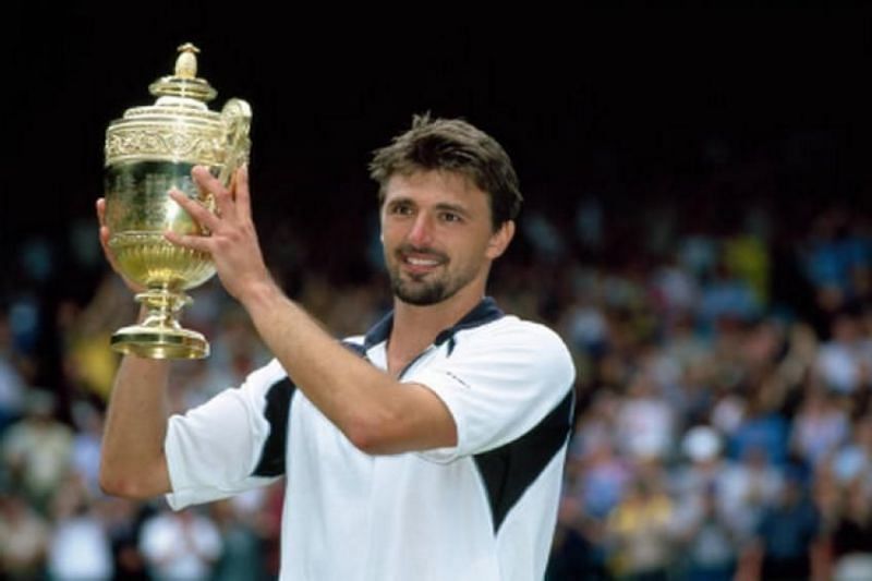 Goran Ivanisevic lifted his only Grand Slam title at 2001 Wimbledon