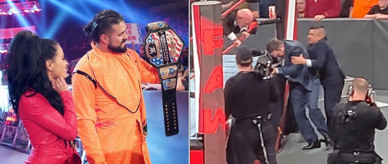 Security tackled one of the stars of the show on RAW!