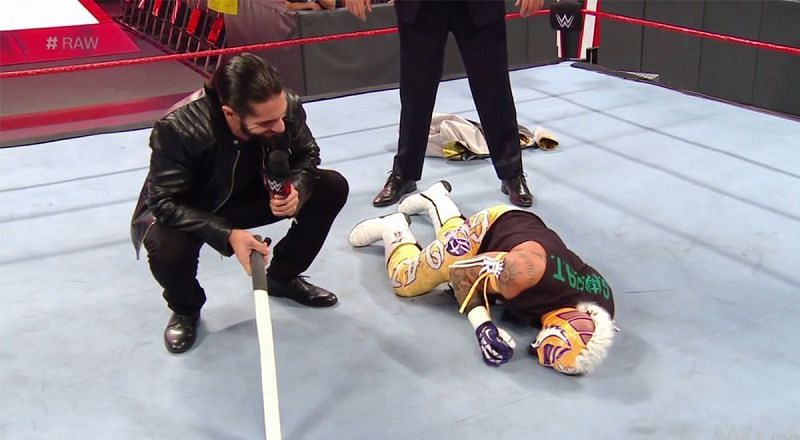 Rollins has been attacking Mysterio for weeks
