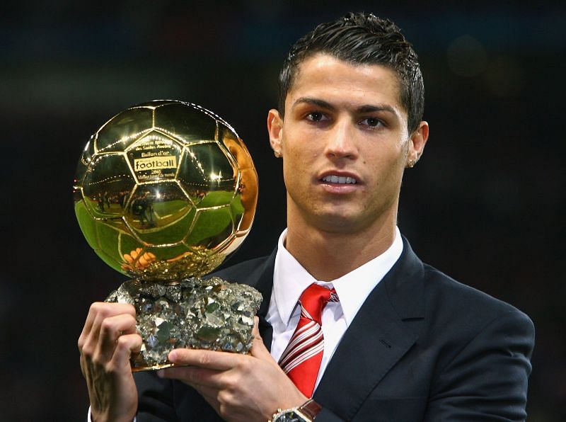 Cristiano Ronaldo won his 1st Ballon d&#039;or award in 2008
