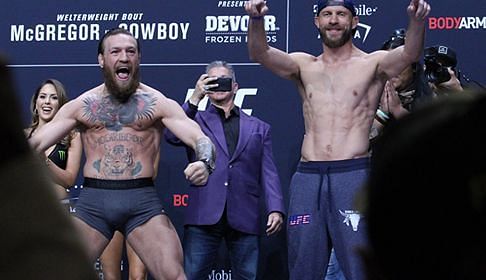 Conor vs. Cowboy weigh-ins