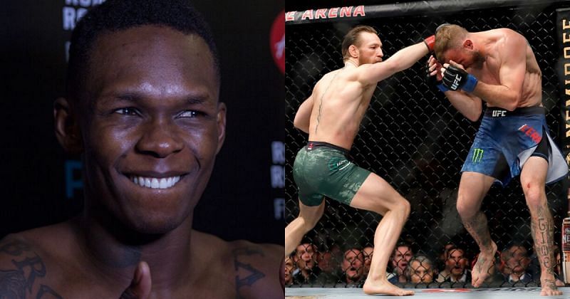 Israel Adesanya's epic reaction to Conor McGregor's UFC 246 win