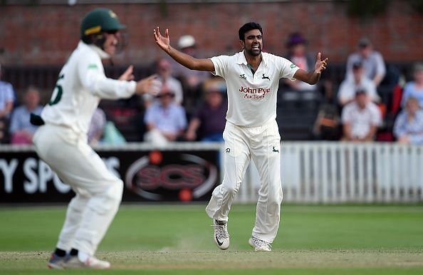 Ashwin will feature for Yorkshire in the 2020 County Championship Season in eight games