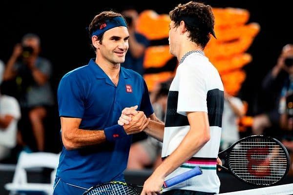 Federer recorded his 75th straight set victory at the 2019 Australian Open