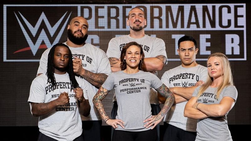 The newest batch of WWE Performance Center recruits