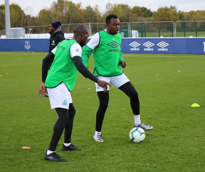Gor players in Umbro kits
