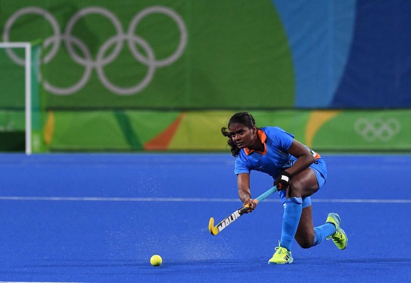 Sunita Lakra played at the defender&#039;s position for India