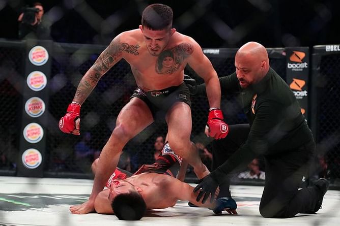 Sergio Pettis shines on Bellator debut, finishes Alfred Khashakyan with nasty guillotine choke
