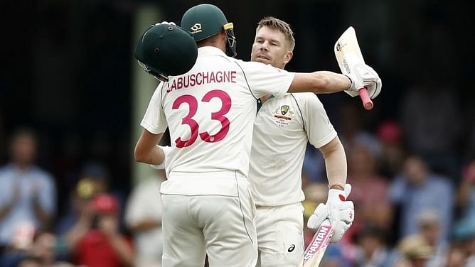 Australia sweep New Zealand after Warner ton and Lyon's 10-wicket haul