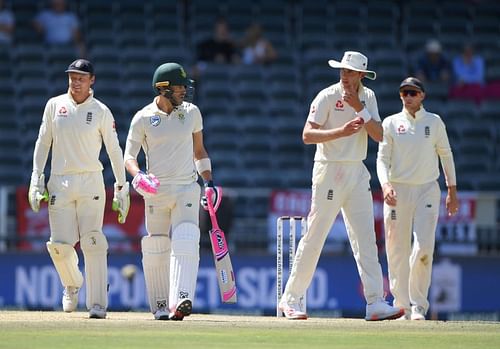 Broad and du Plessis' verbal spat resulted in a fine for the former