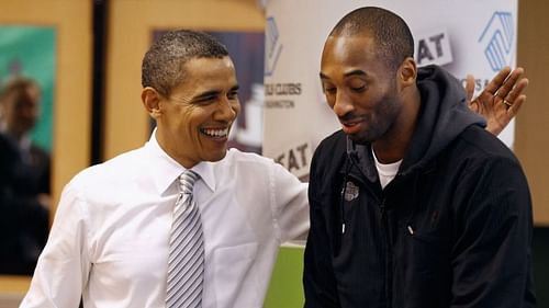 Barack Obama and Kobe Bryant in 2010