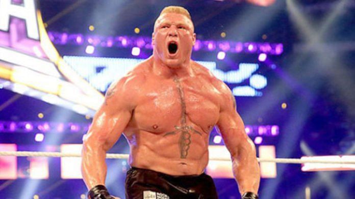 Brock Lesnar is the number one entrant in the Royal Rumble match