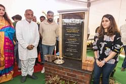 Rohit Sharma lays foundation stone for cricket stadium and training centre at Heartfulness Institute Headquarters in Hyderabad