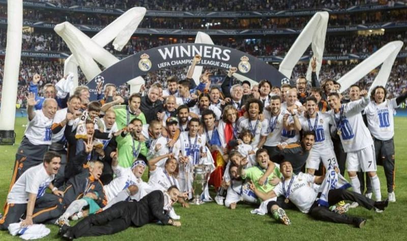 Real Madrid celebrate their much-awaited La Decima in 2014