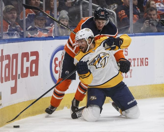 Draisaitl's 3-point game lifts Oilers past Predators 4-2