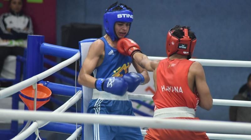The last round of bouts was contested at the Khelo India Youth Games 2020