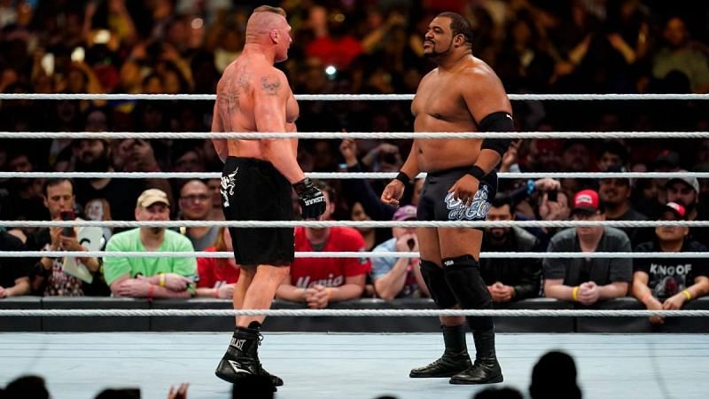 Brock Lesnar and a future opponent?