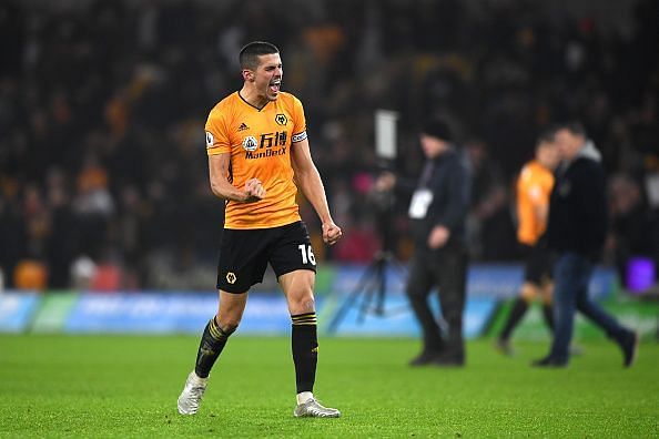 Conor Coady was imperious at the back for Wolves