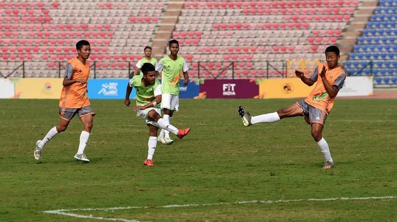 The competition came to an end in the Football event at the Khelo India Youth Games 2020