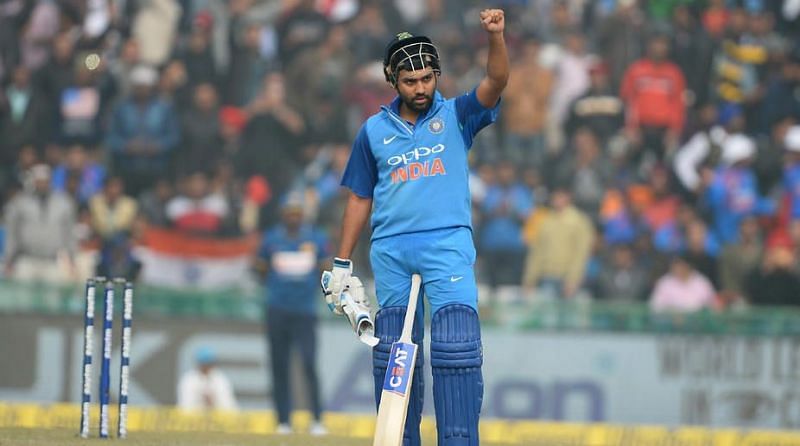 Rohit Sharma scored his third ODI double hundred in his very first series as the Indian captain
