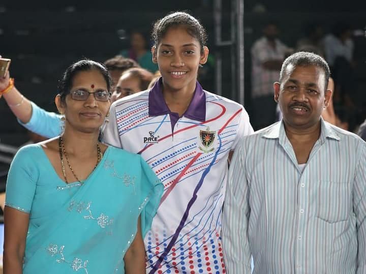 Sonali Shingate praised her parents for backing her to become a kabaddi player.