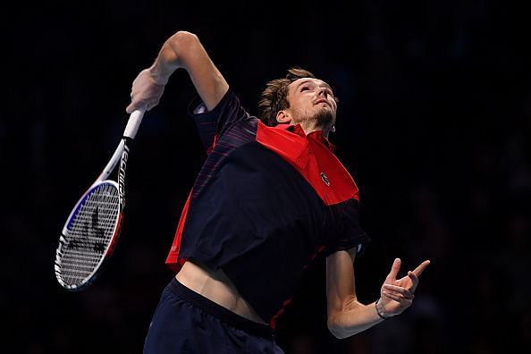 Medvedev can always rely on his serve to win free points