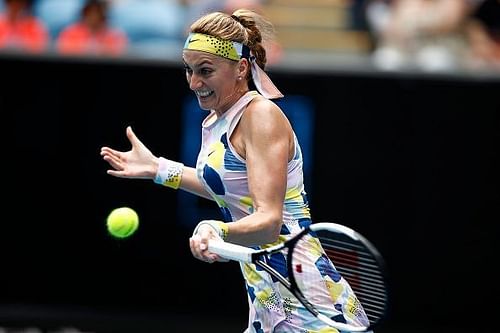 Can Petra Kvitova slay her Greek opponent?