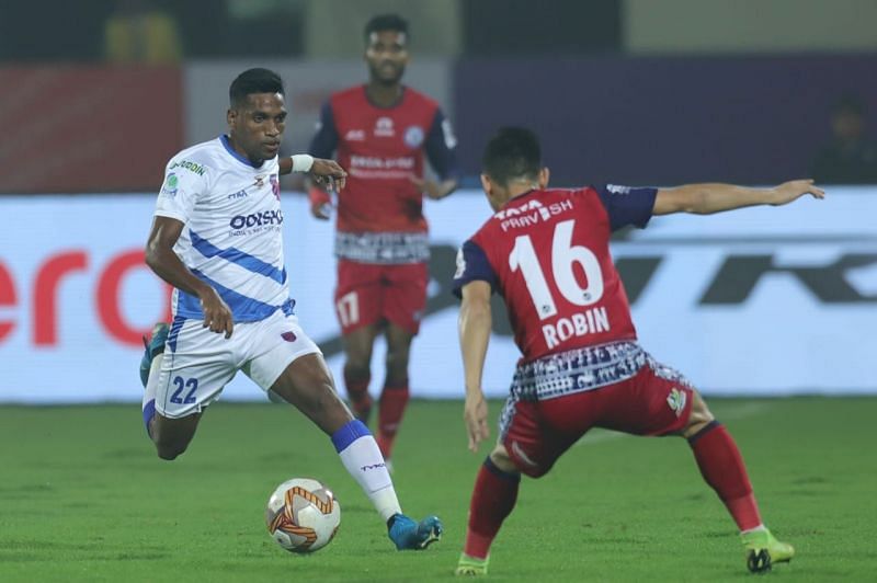 Nandhakumar Sekar against Jamshedpur FC