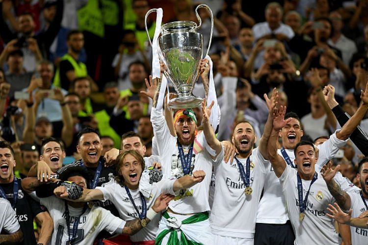 Real Madrid became the first side to successfully defend their title in the Champions League era
