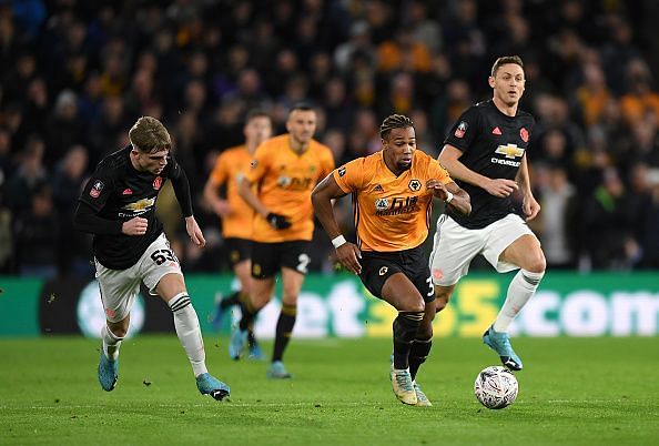 Adama Traore produced a lively display once again for Wolves