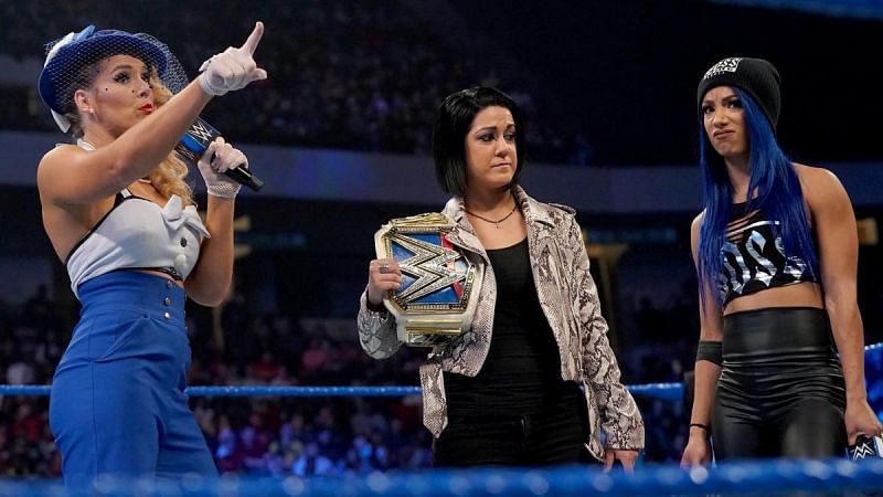 Who is taking on Bayley at WrestleMania?