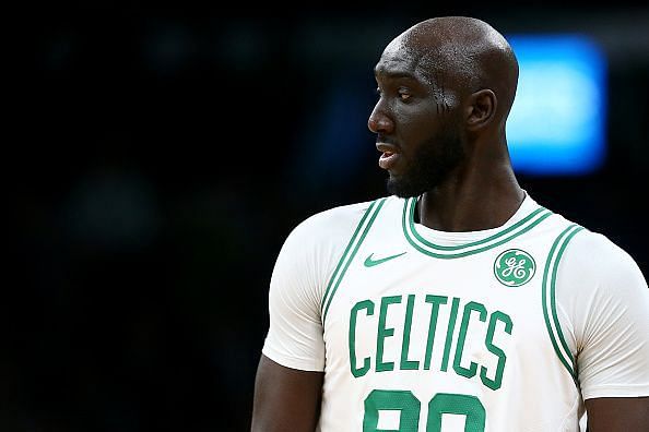 Despite just eleven minutes this season, Tacko Fall ranks fifth among frontcourt players in the East