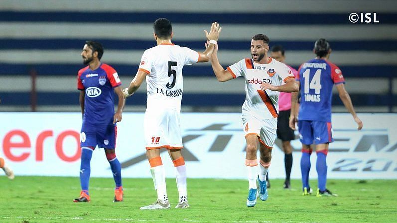 Boumous (R) was brilliant for the Gaurs