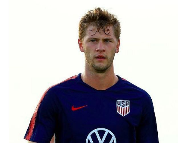 Zimmerman pictured during a United States training session